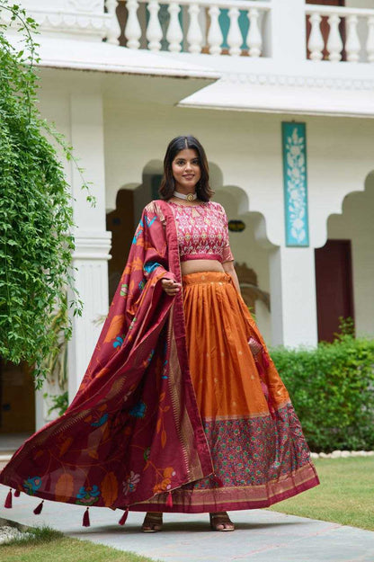 Dola Silk Kesh187 Fuldi Lehengas  Traditional Silk Printed Lehengas