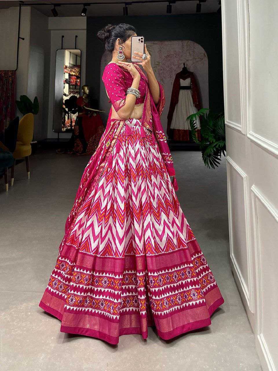 Dola Silk Kesh187 Zickzack Lehengas  Silk Printed Traditional Lehengas