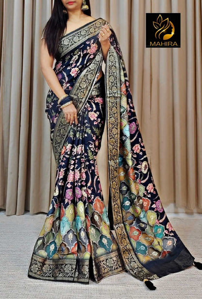 Dola Silk Mkd Given  Saree