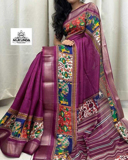 Dola Silk Mkd Over  Sarees