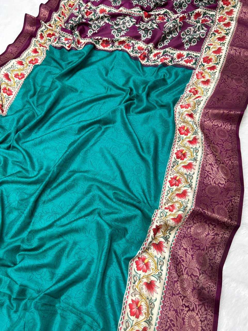 Dola Silk Mnf 01 Sarees  Printed Ladies Kalamkari Sarees