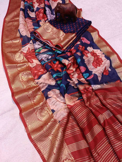 Dola Silk Rae Weaving  Sarees