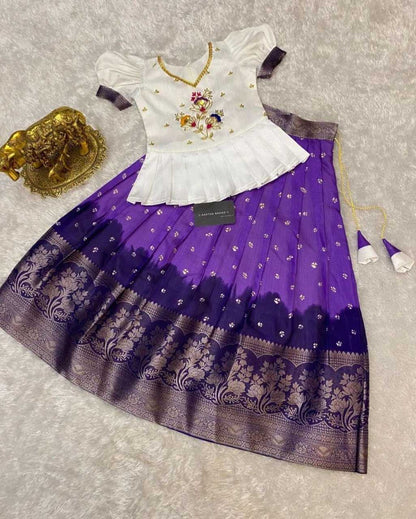 Dola Silk Ref 16 Lehengas  Kids Lehengas E