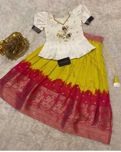 Dola Silk Ref 16 Lehengas  Kids Lehengas E