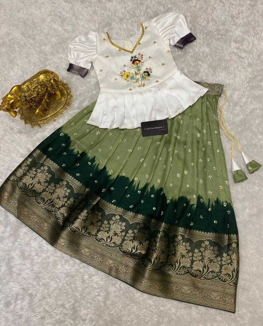 Dola Silk Ref 16 Lehengas  Kids Lehengas E