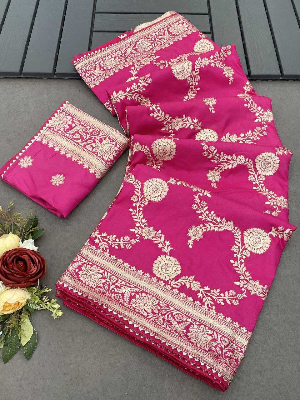 Dola Silk Rif Zariya  Saree