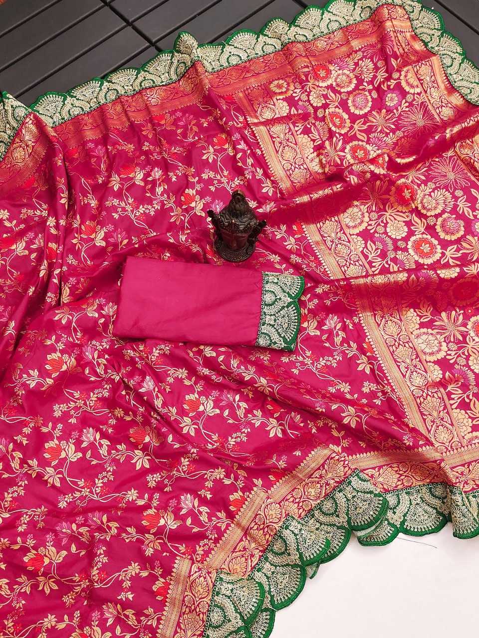 Dola Silk Rin118 Rgk50 Silk Sarees  Dola Silk Heavy Silk Soft Silk Traditional Sarees