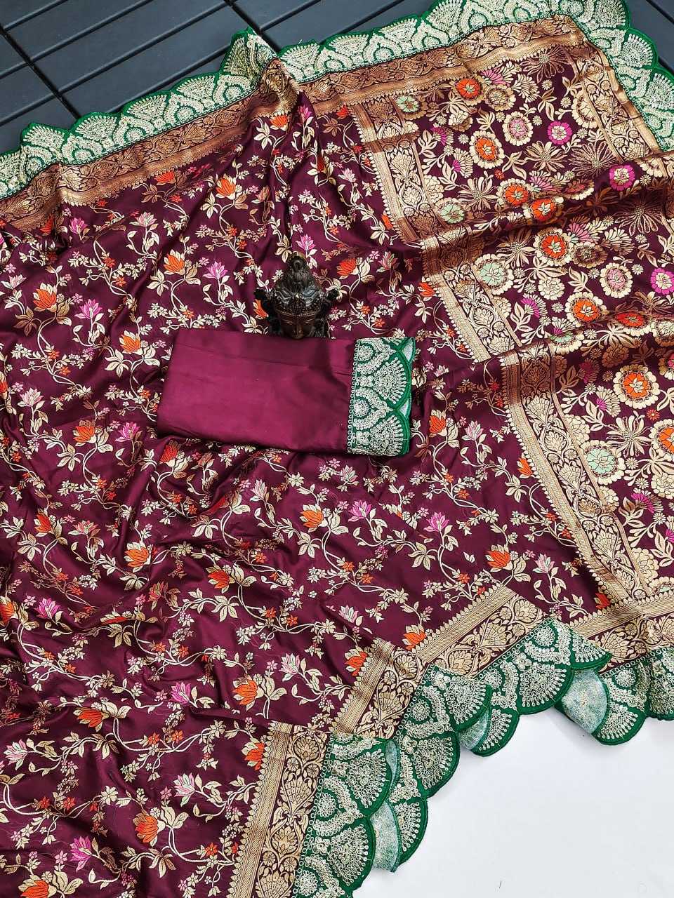 Dola Silk Rin118 Rgk50 Silk Sarees  Dola Silk Heavy Silk Soft Silk Traditional Sarees