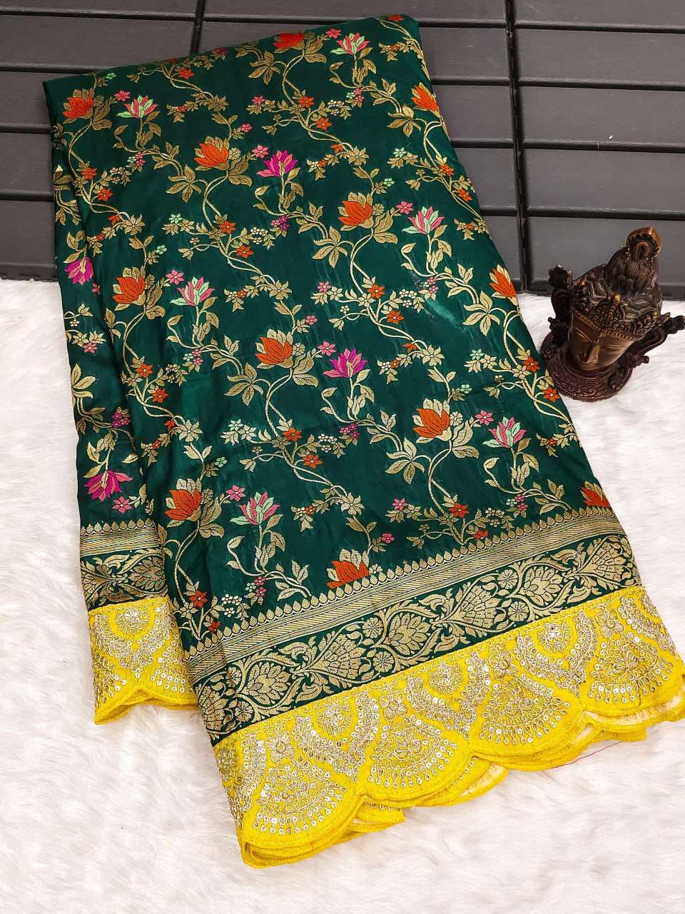 Dola Silk Rin118 Rgk50 Silk Sarees  Dola Silk Heavy Silk Soft Silk Traditional Sarees