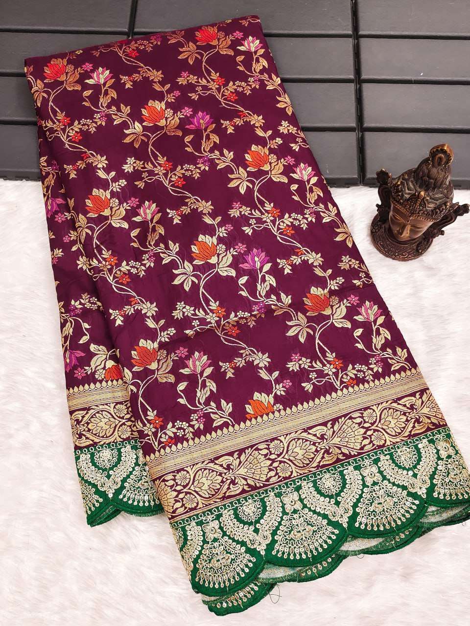 Dola Silk Rin118 Rgk50 Silk Sarees  Dola Silk Heavy Silk Soft Silk Traditional Sarees