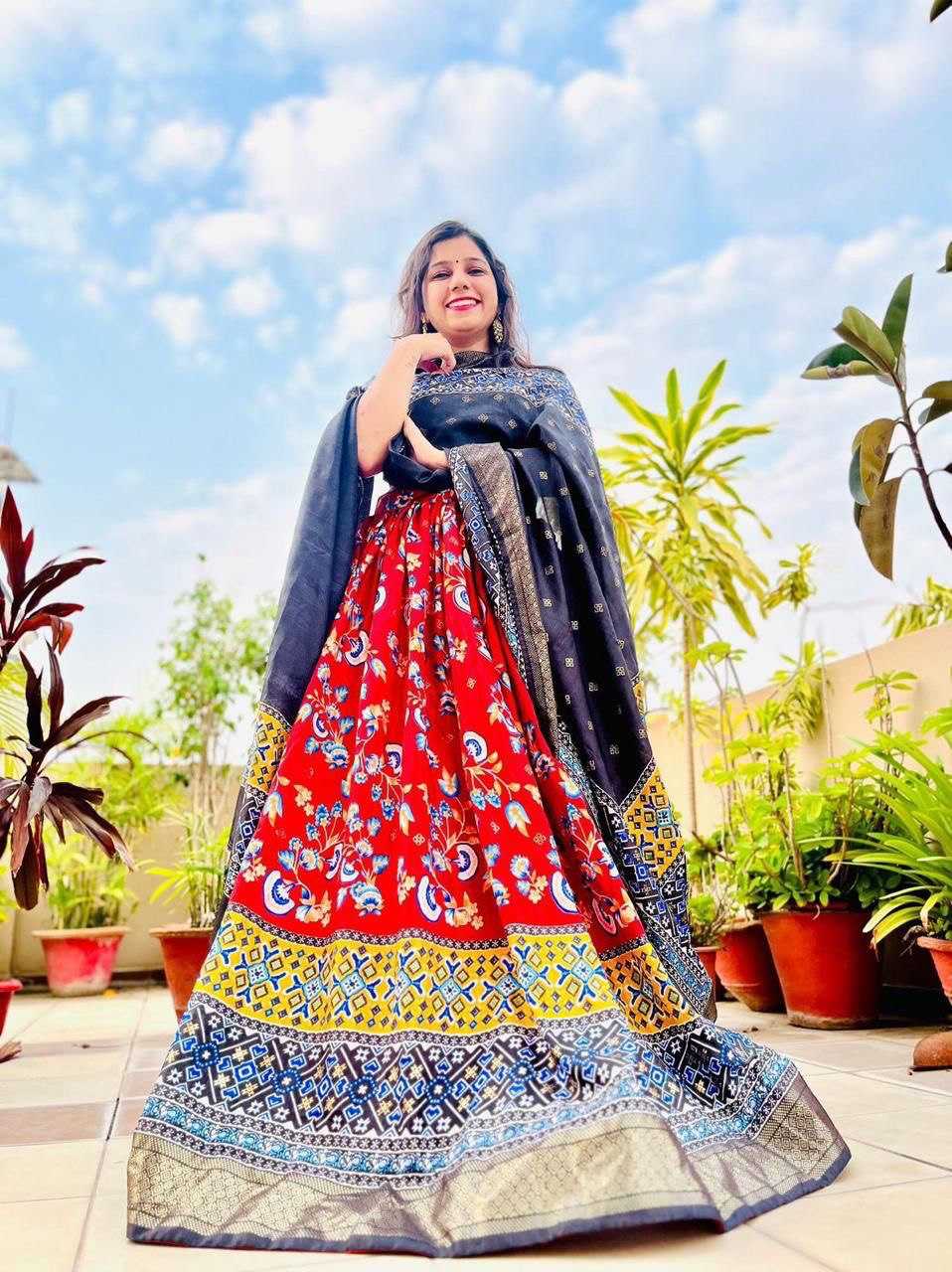 Dola Silk Rin119 102 Lehengas  Silk Printed Lehengas