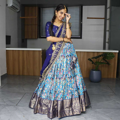 Dola Silk Rin119 7080 Lehengas  Silk Printed Lehenga With Duptta Lehengas