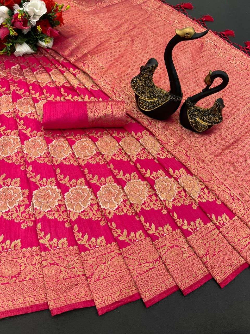 Dola Silk Rin138 104 Silk Sarees  Dola Silk Soft Silk Khadi Silk Traditional Sarees