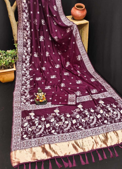 Dola Silk Rin144 Alya-1 Silk Sarees  Dola Silk Traditional Soft Silk Printed Silk Sarees