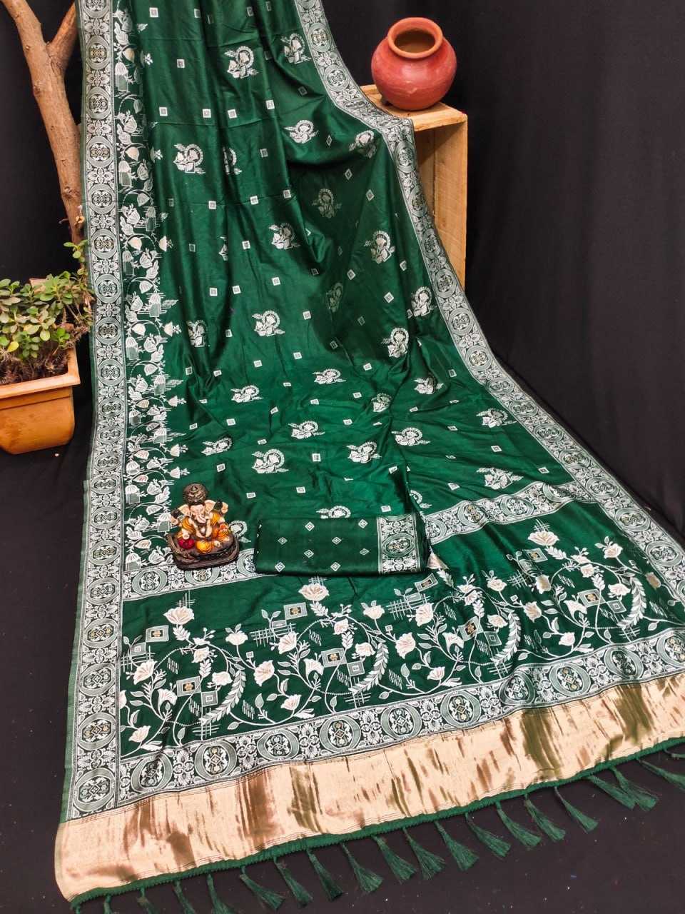 Dola Silk Rin144 Alya-1 Silk Sarees  Dola Silk Traditional Soft Silk Printed Silk Sarees