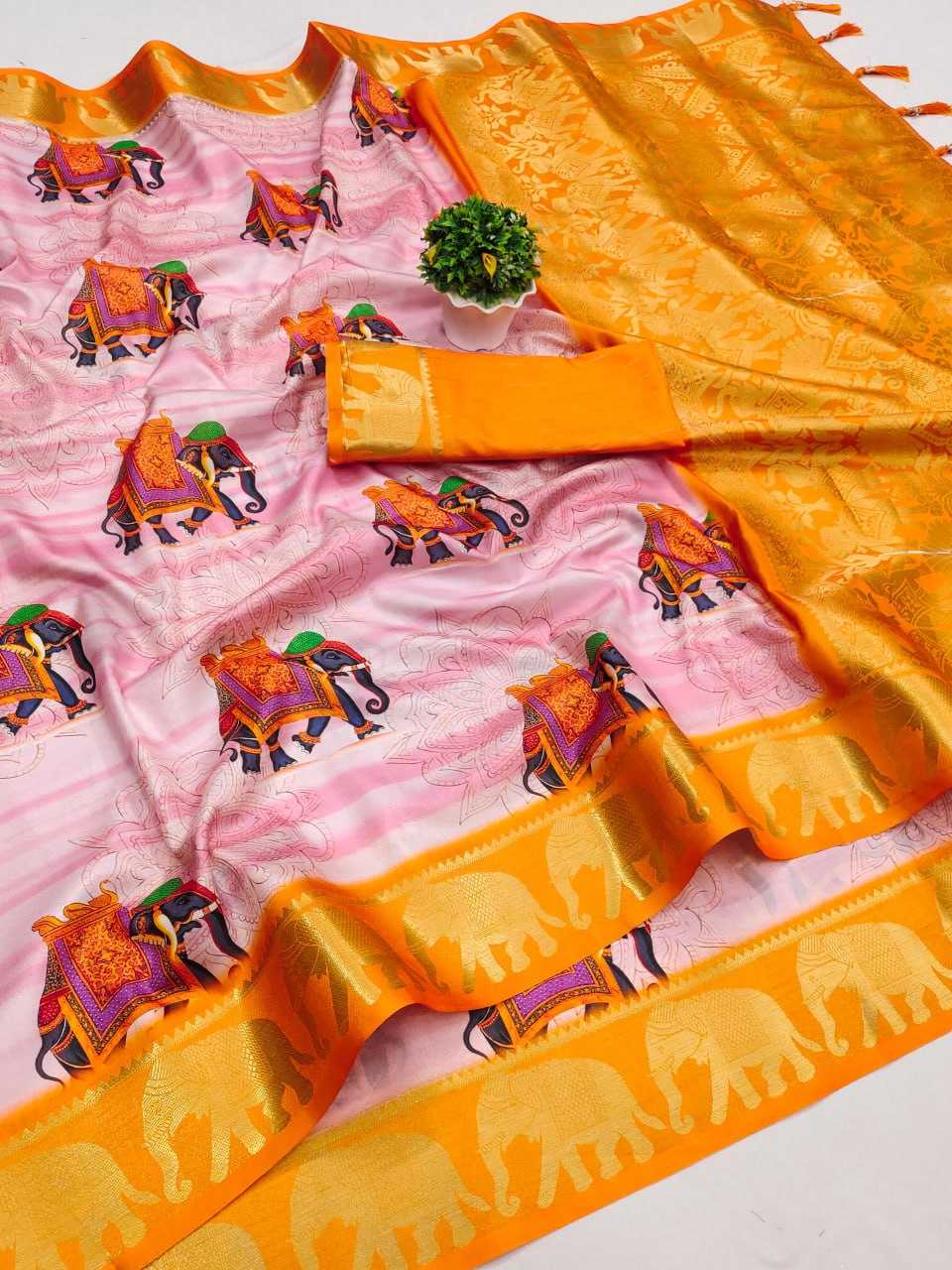 Dola Silk Rin150 Rmnx01 Silk Sarees  Dola Silk Soft Silk Printed Silk Sarees