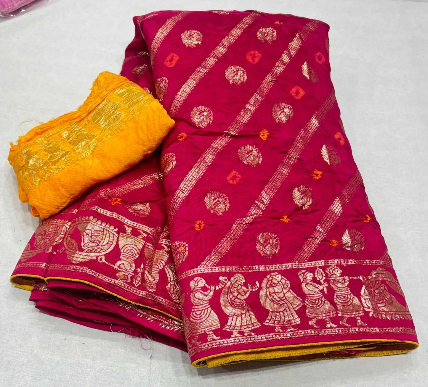 Dola Silk Rin152 Nsd76 Silk Sarees  Dola Silk Soft Silk Pure Zari Silk Zari Border Silk Sarees