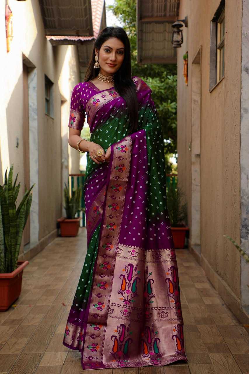 Dola Silk Rin183 Chandni Silk Sarees  Dola Silk Soft Silk Traditonal Paithani Silk Sarees