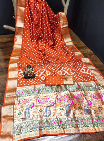 Dola Silk Rin183 Yashomati Silk Sarees  Dola Silk Paithani Soft Silk Traditional Sarees