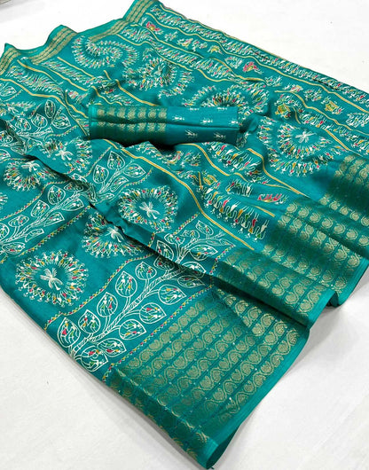 Dola Silk Rin199 Gangore Silk Sarees  Dola Silk Printed Silk Sarees