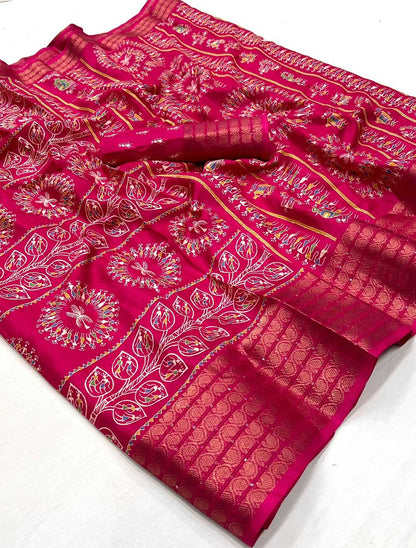 Dola Silk Rin199 Gangore Silk Sarees  Dola Silk Printed Silk Sarees