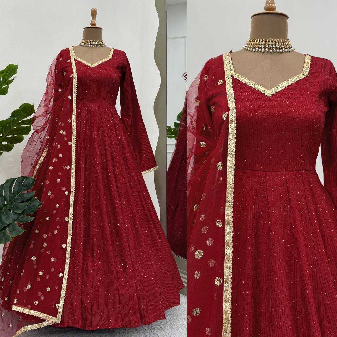 Dola Silk Rin169 5747 Gowns  Fancy Anarkali Gowns