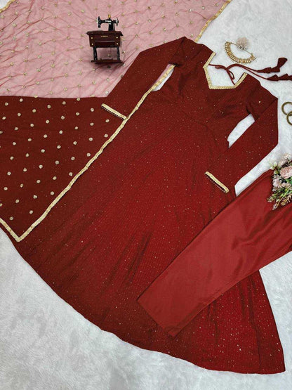 Dola Silk Rin169 5747 Gowns  Fancy Anarkali Gowns