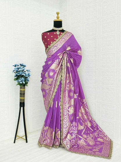 Dola Silk Rud Cottection  Sarees