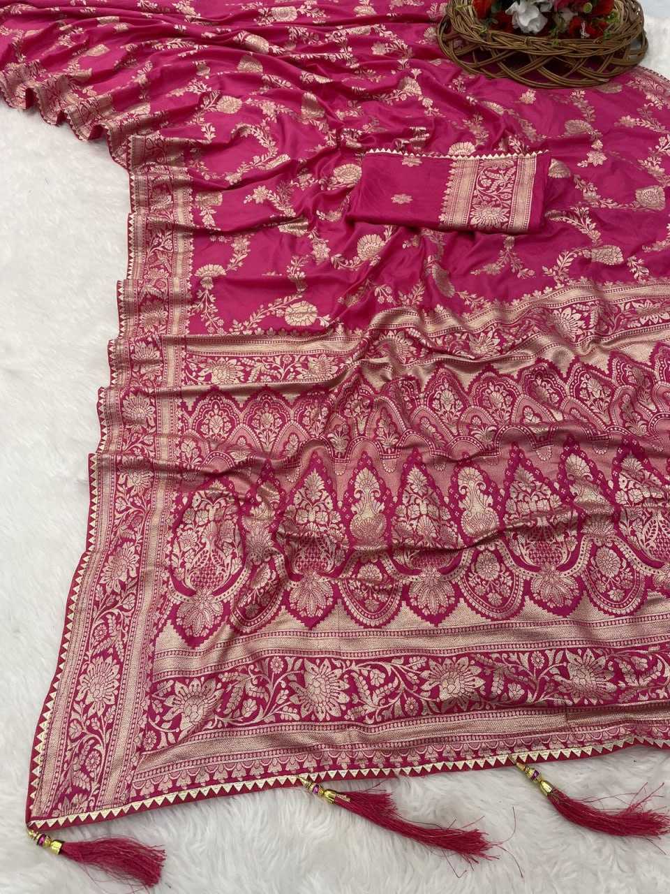 Dola Silk Rud Zariya  Sarees