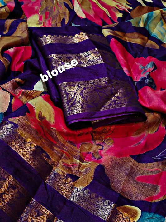 Dola Silk Rwc 30 Sarees  Printed Ladies Indian Saree