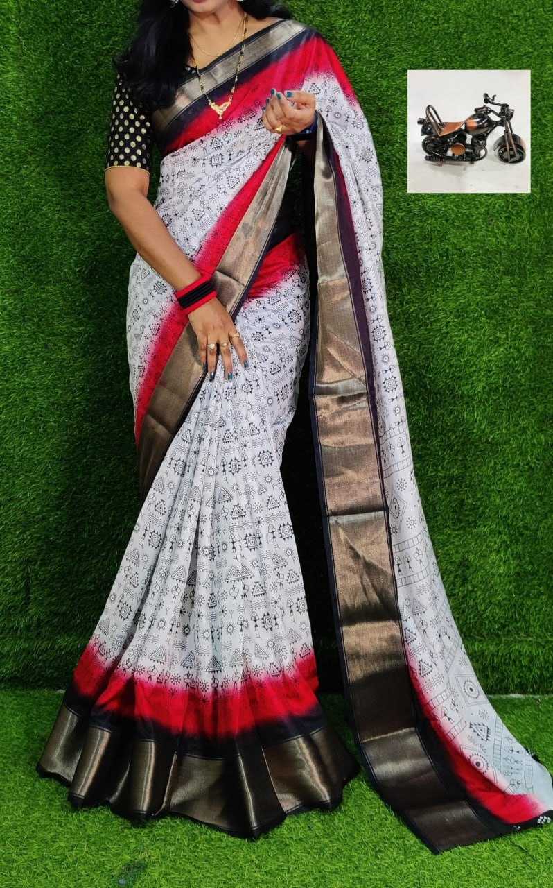 Dola Silk Rwc Boder  Sarees