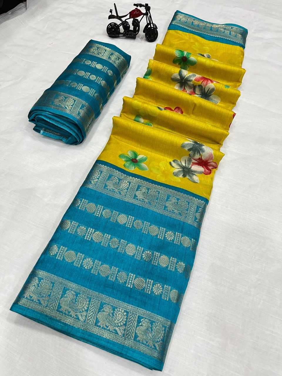 Dola Silk Rwc Pallu  Sarees