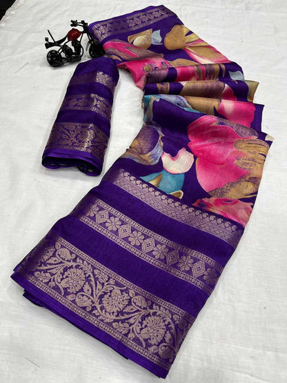 Dola Silk Rwc Super Sarees  Printed Ladies Indian Sarees