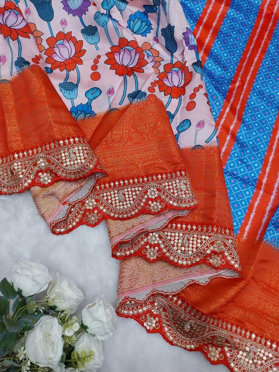 Dola Silk Syf 434 Silk Sarees  Dola Silk Soft Silk Printed Sarees