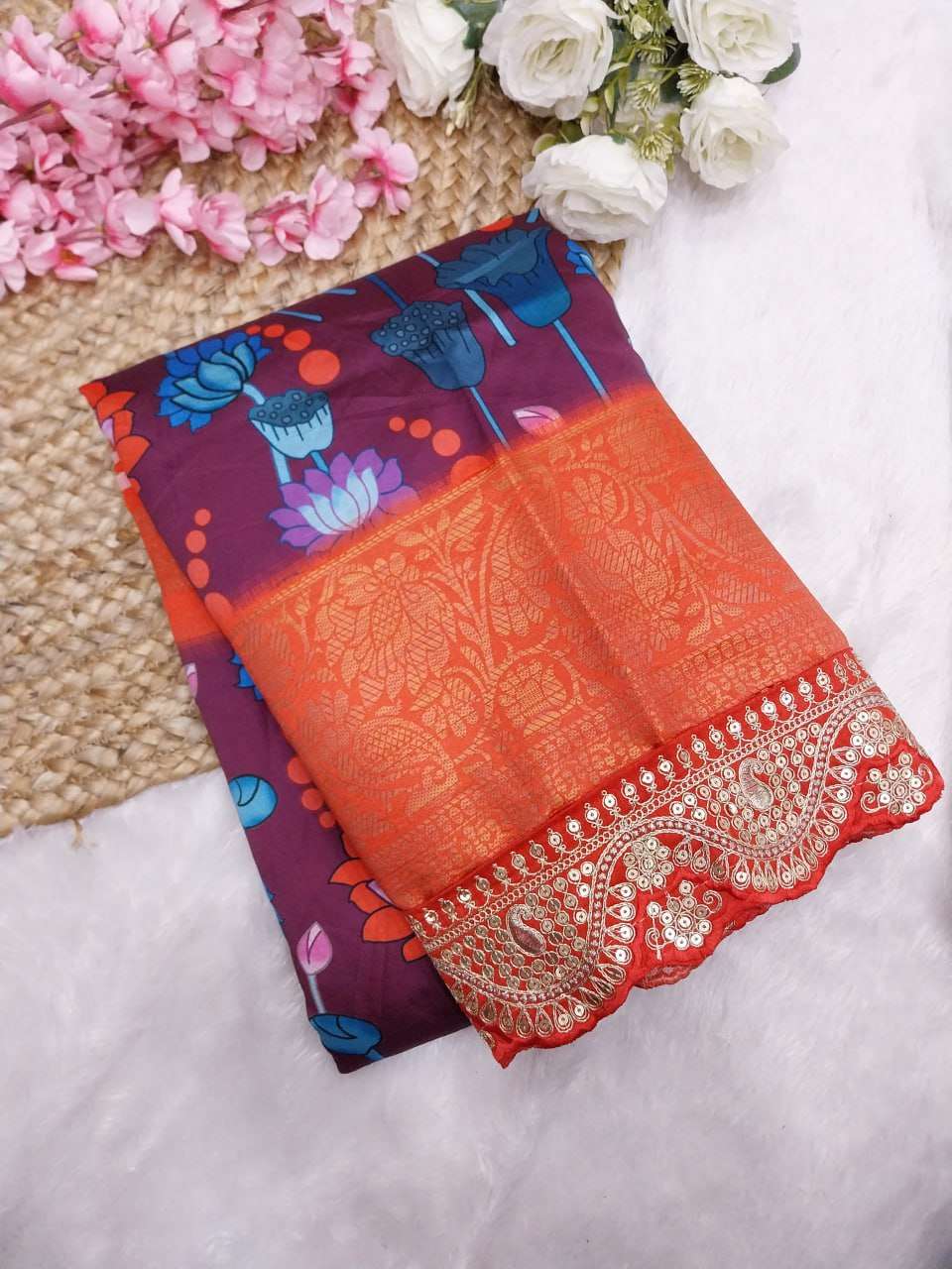 Dola Silk Syf 434 Silk Sarees  Dola Silk Soft Silk Printed Sarees