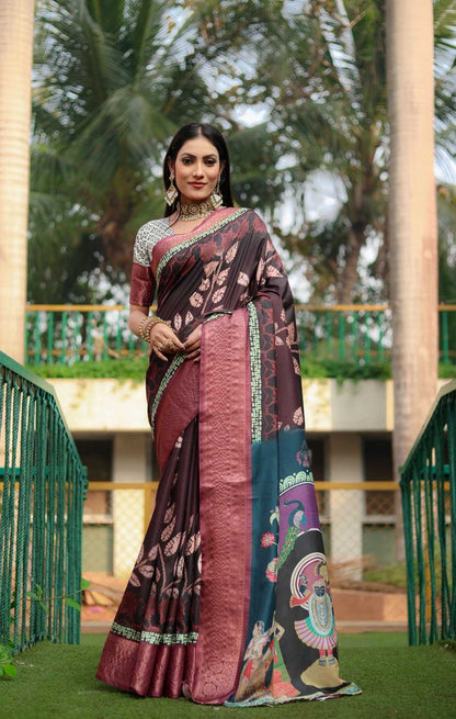 Dola Silk Vad 15 Saree  Designer,Printed,Fancy Sraee