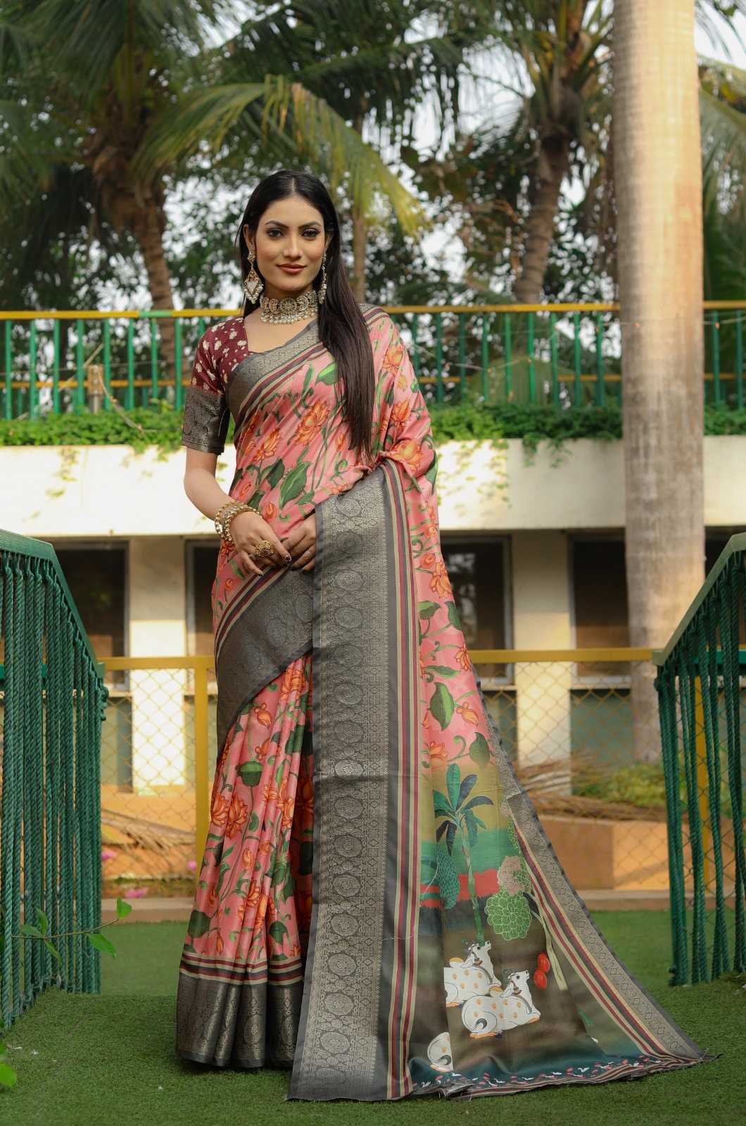 Dola Silk Vad 15 Saree  Designer,Printed,Fancy Sraee