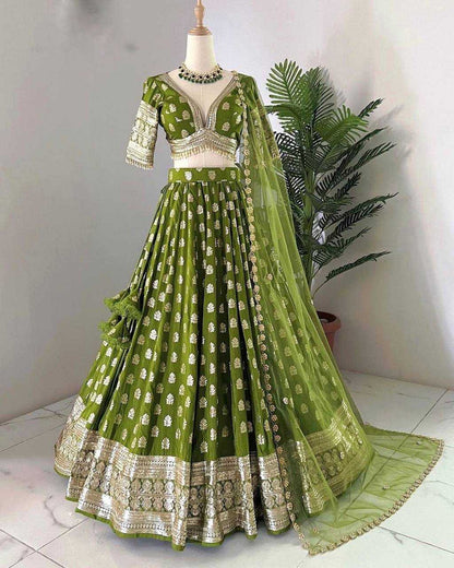 Faux Georgete Kesh125 3070 Lehengas  Fancy Embroidered Lehengas