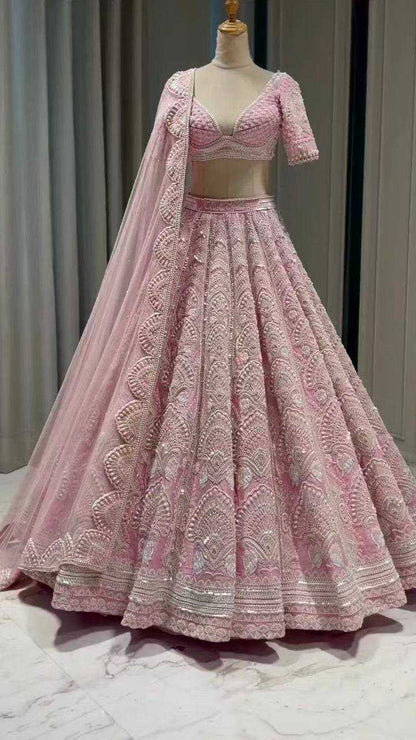 Faux Georgette Amt 1000  Lehengas