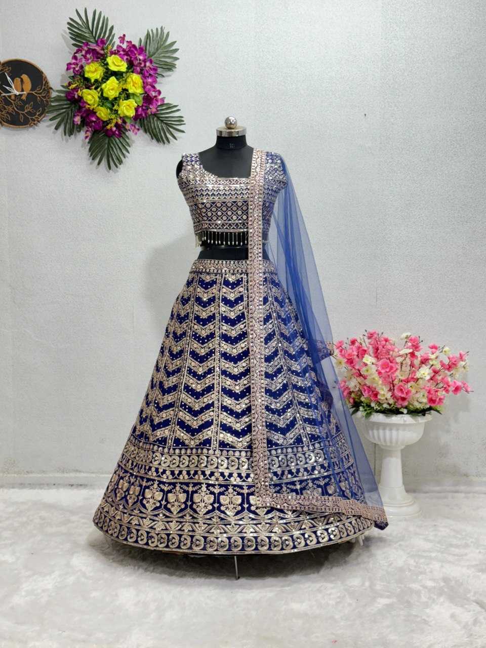 Faux Georgette Amt 1003  Lehengas