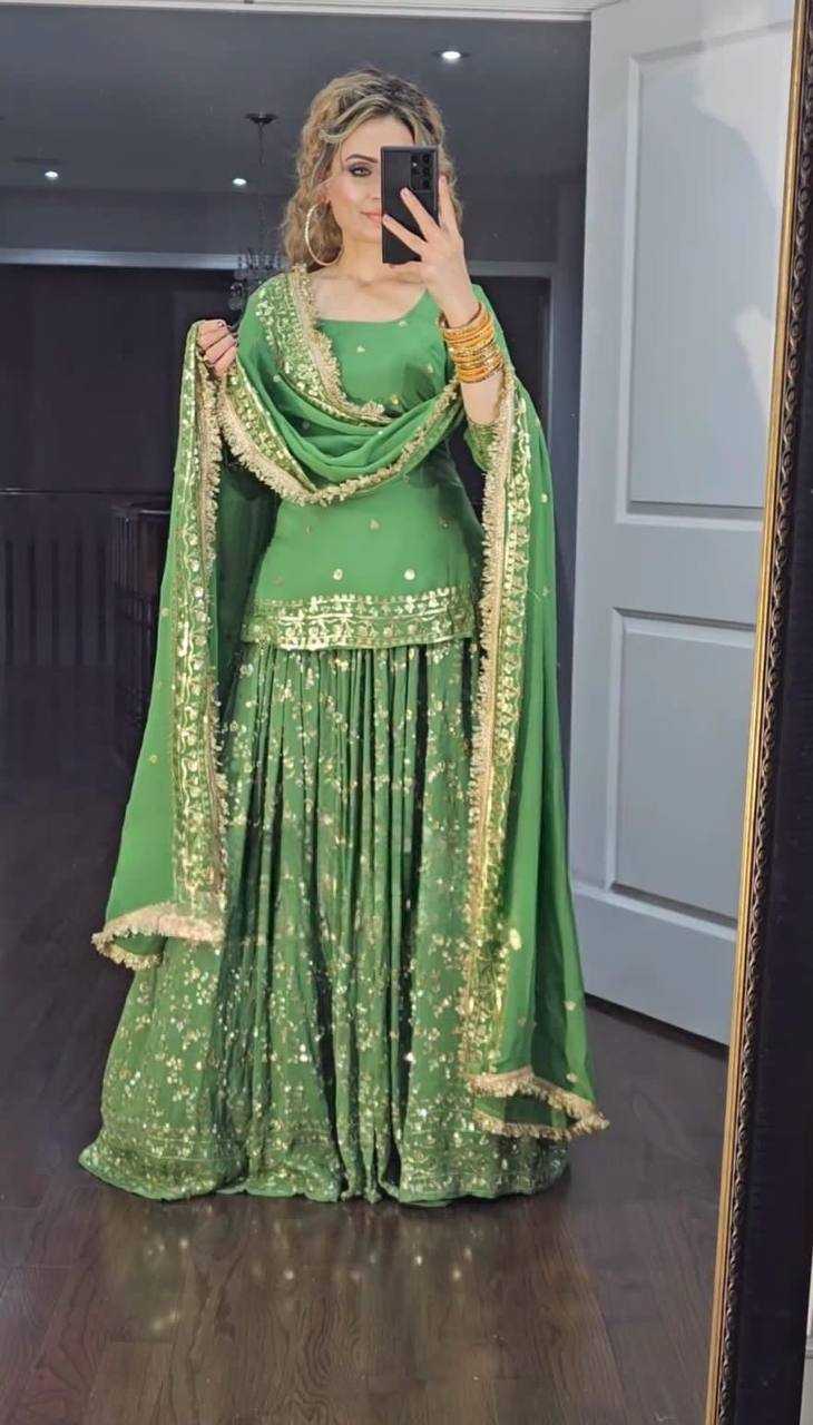 Faux Georgette Bjf 026 Lehenga