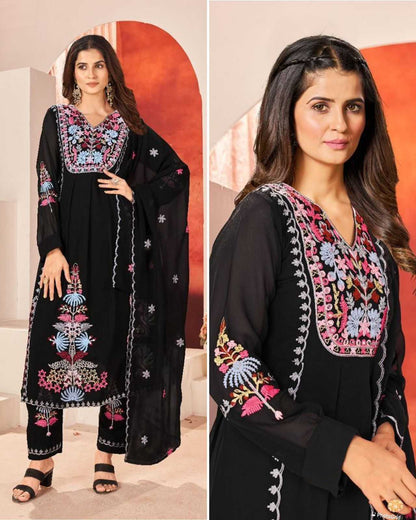 Faux Georgette Inl 219  Suits