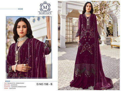 Faux Georgette Kal 156 Suit  Ladies ,Sharara Salwar , Embroidery Suit