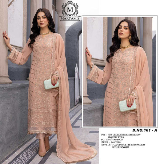 Faux Georgette Kal 161 Suits & Dresses  Unstitched Suits E