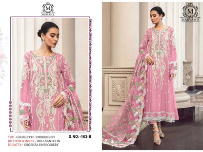 Faux Georgette Kal 163 Suits & Dresses  Unstitched Suits E