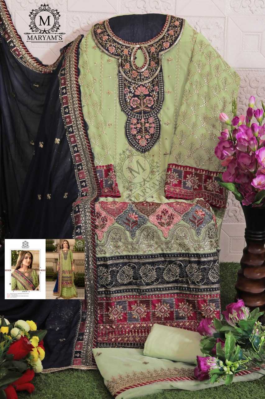 Faux Georgette Kal 175 Suits & Dresses  Unstitched Suits E