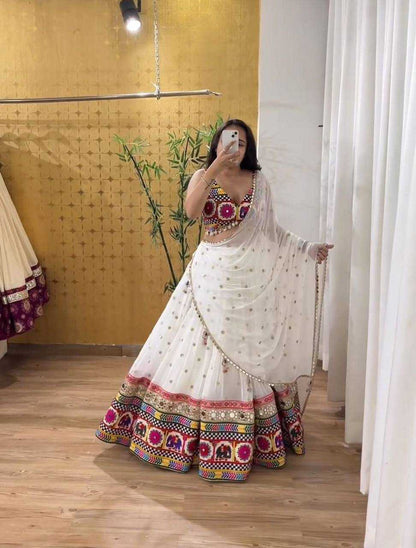 Faux Georgette Kesh119 N04 Lehengas  Fancy Traditional Navratri Chaniya Choli