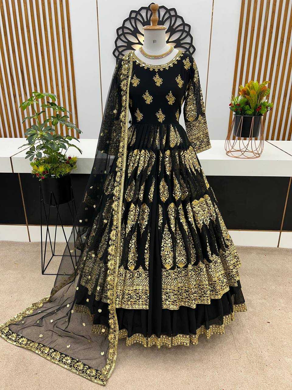 Faux Georgette Kesh121 1506 Lehengas  Traditional Embroidered Lehengas