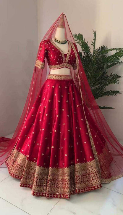 Faux Georgette Kesh125 3065 Lehengas  Designer Wedding Embroidered Lehengas