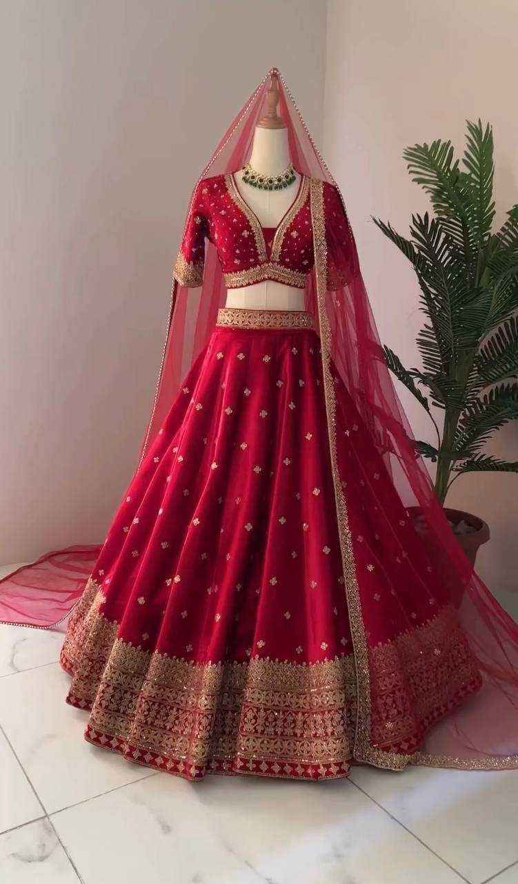 Faux Georgette Kesh125 3065 Lehengas  Designer Wedding Embroidered Lehengas